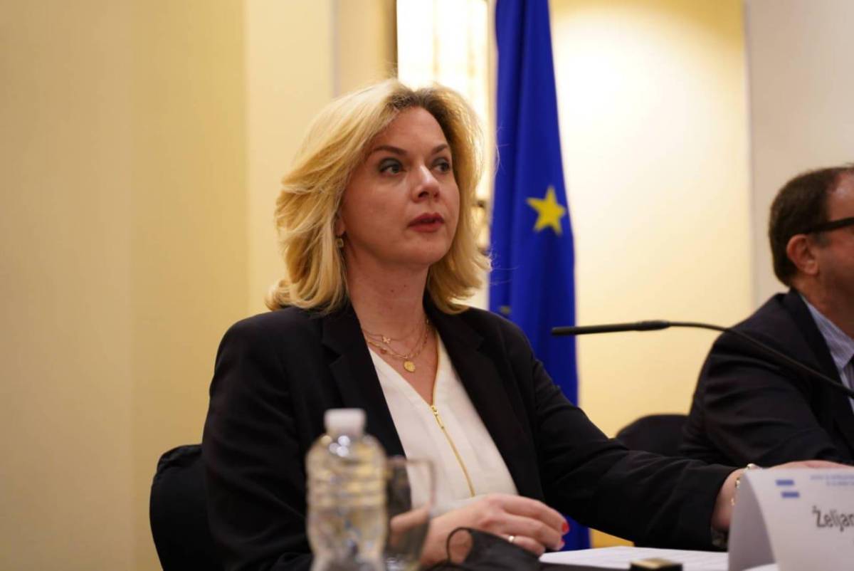 La jefa de misión y miembro del Parlamento Europeo, Željana Zovko.