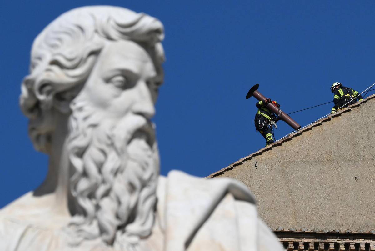 Así luce la Capilla Sixtina, donde los cardenales votarán ante el Juicio Final