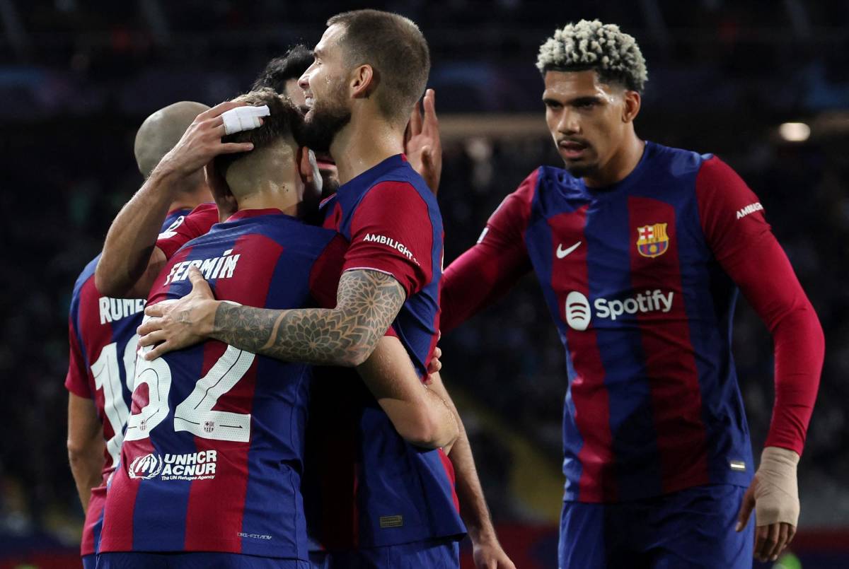 Barcelona continúa invicto y es líder del grupo H con nueve puntos.