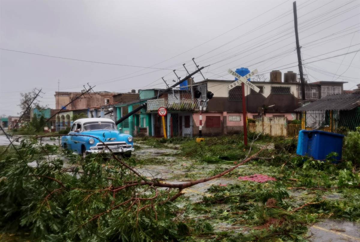 Huracán Ian dañó la mitad de casas del occidente de Cuba