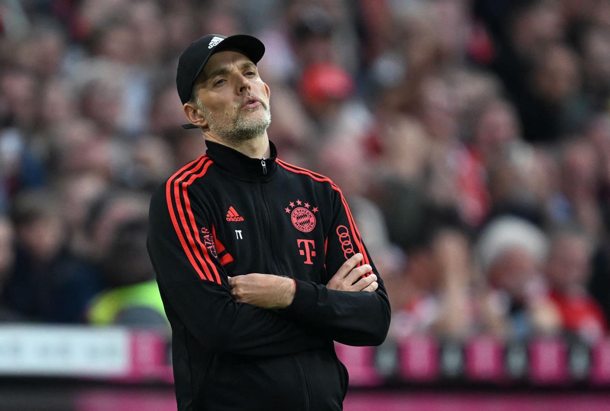 La carita de Thomas Tuchel en la derrota del Bayern.