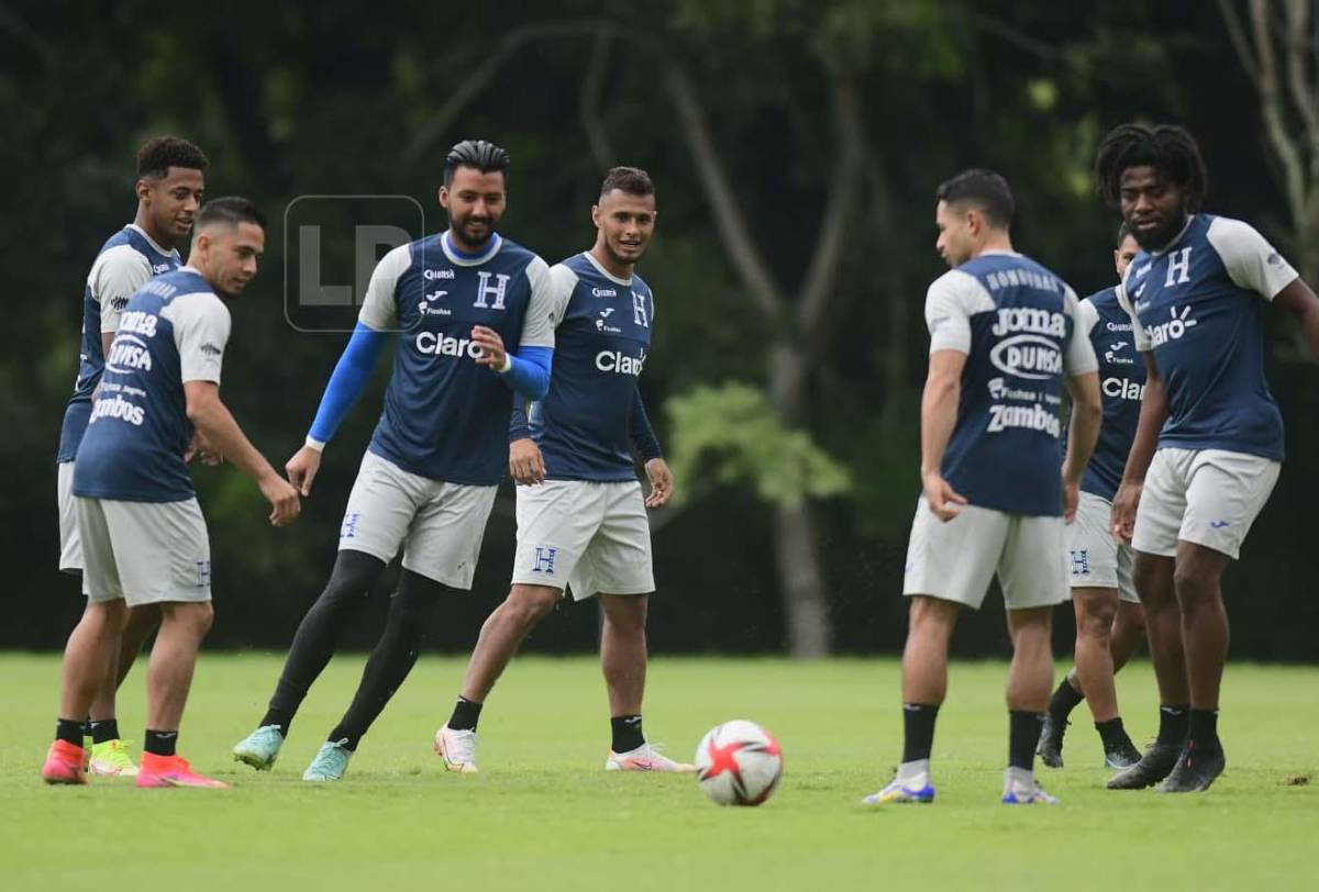 Un buen ambiente se puede notar en cada uno de los entrenamientos de la escuadra catracha.