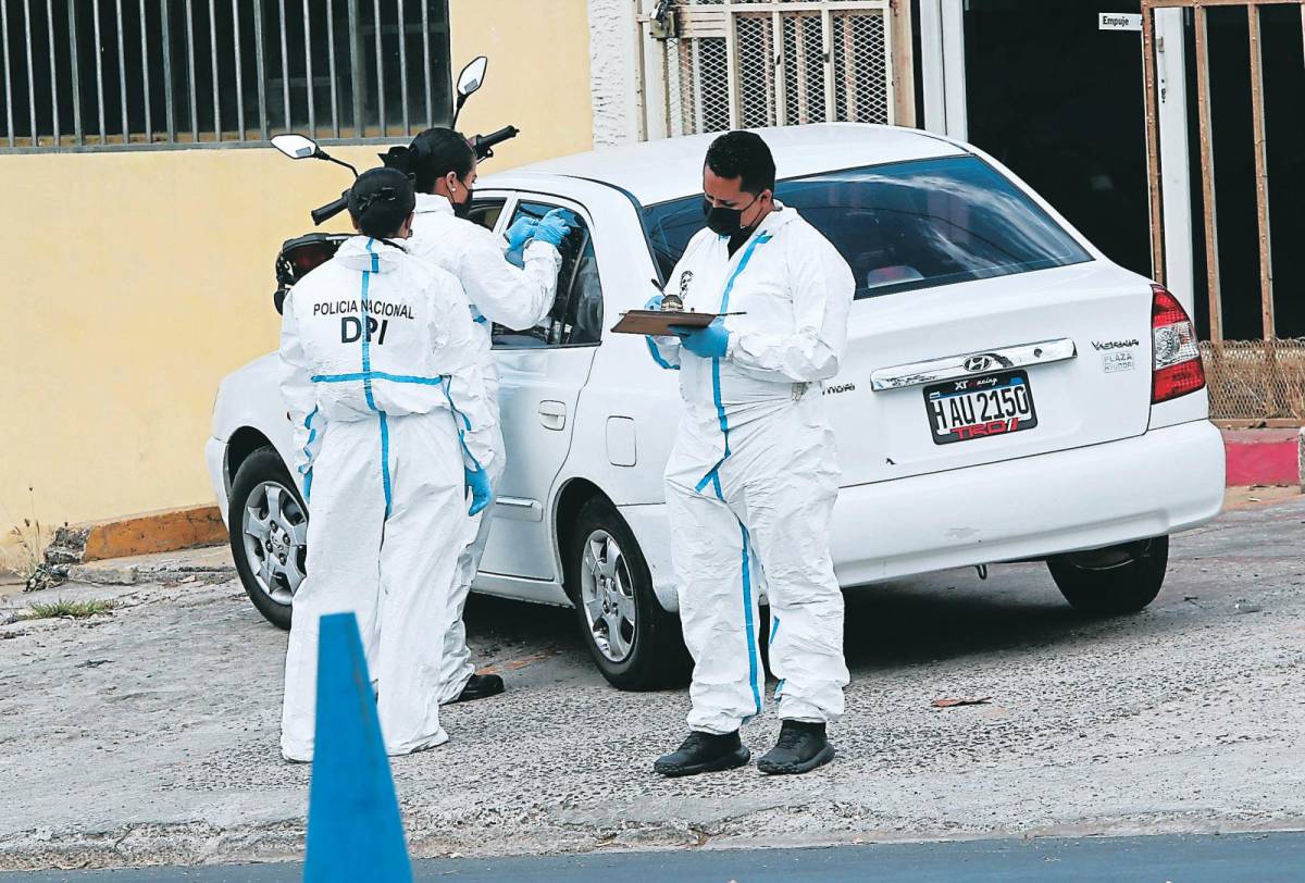 Detienen a homicidas de taxista tras enfrentamiento en Tegucigalpa