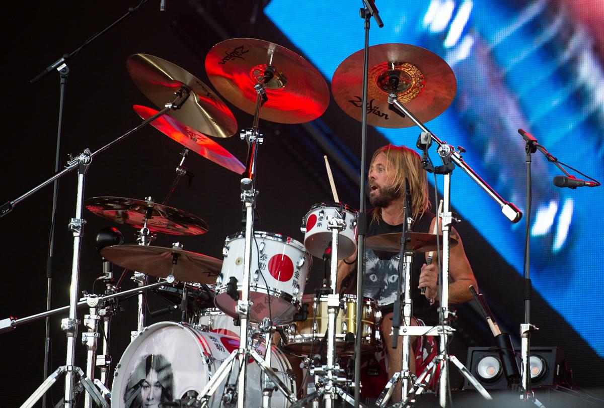 Taylor Hawkins tocando en el festival Rock im Park’, en Nuremberg (Alemania).