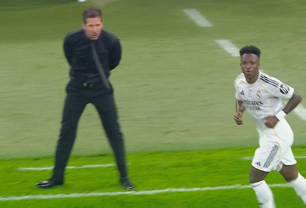 Real Madrid da golpe al Atlético, polémica y el agarrón entre Vini y Simeone