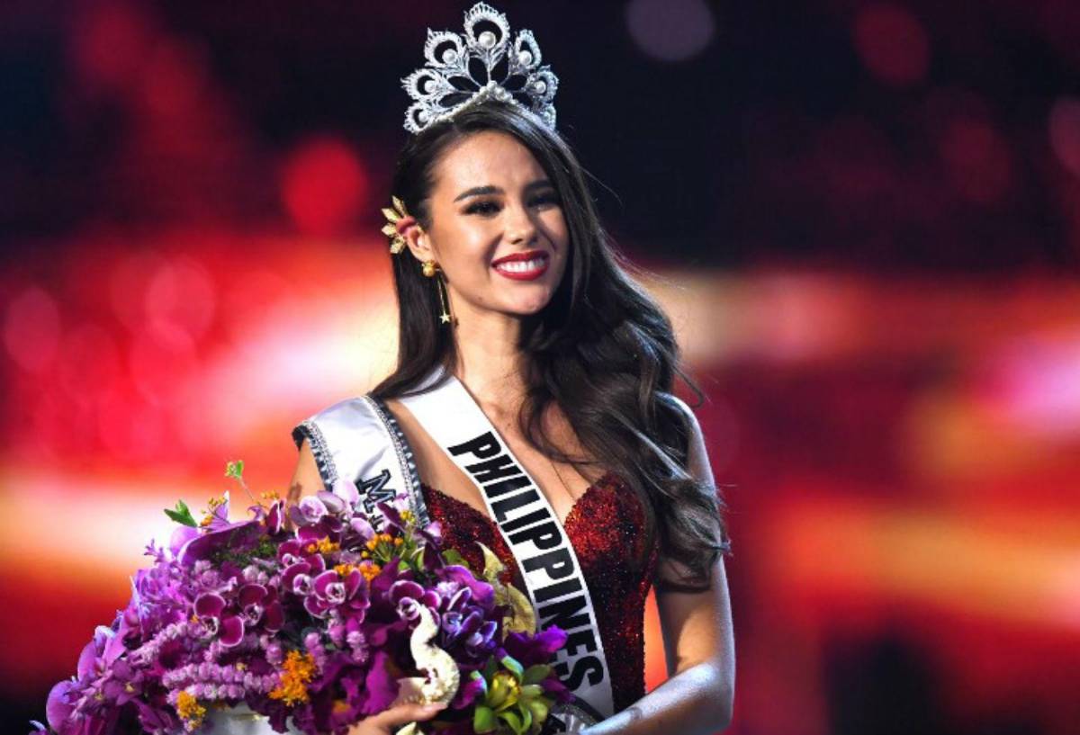 La bellísima Catriona Grey, ganadora del Miss Universo en 2018.