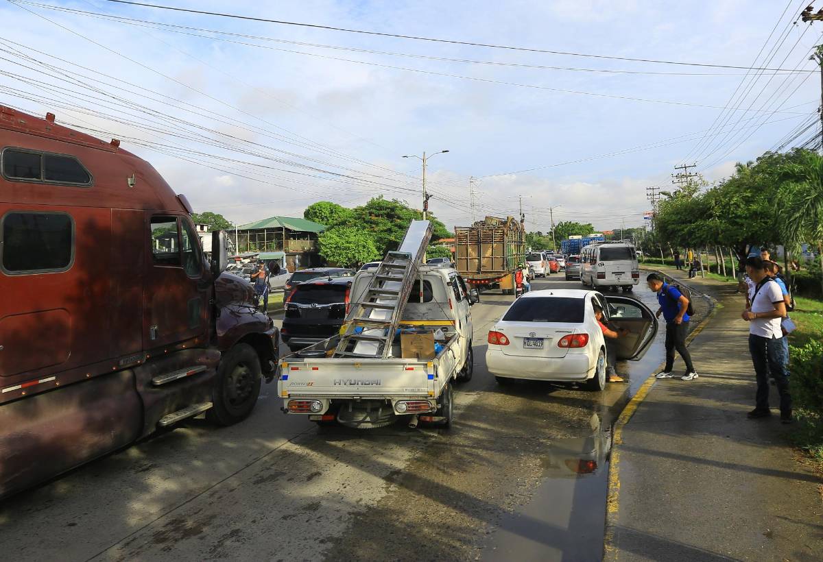Por San Pedro Sula pasan mas de 700,000 vehículos a diario contando el parque flotante de los municipios aledaños.