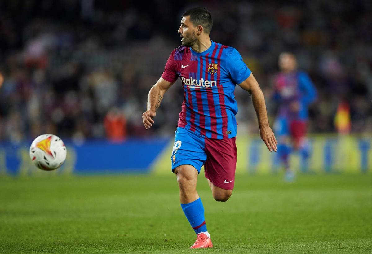 Sergio Agüero ingresó al minuto 86 siendo su debut oficial con el FC Barcelona.