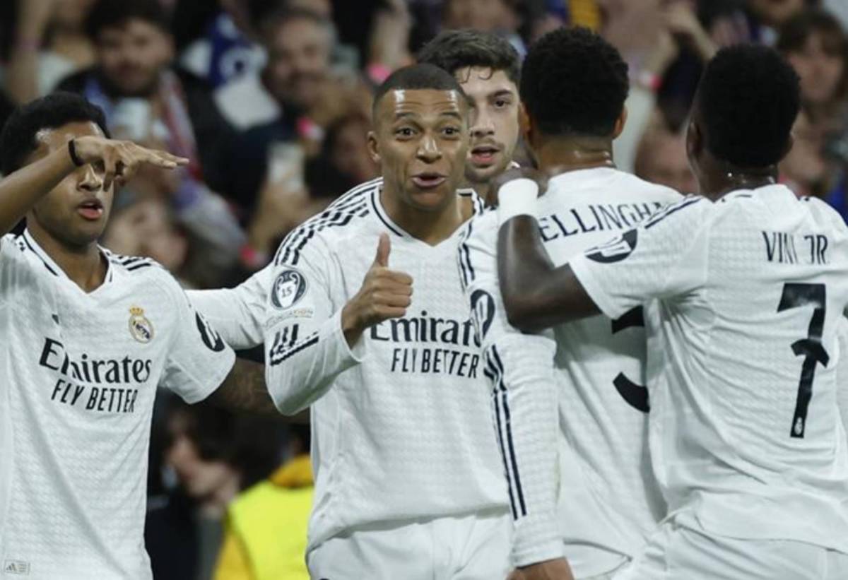 Real Madrid receta paliza en la Champions League y mantiene el sueño de pase directo