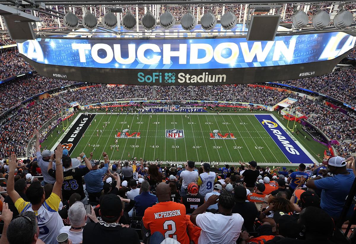 Una gran fiesta se vivió en el Sofi Stadium con el Super Bowl LVI.