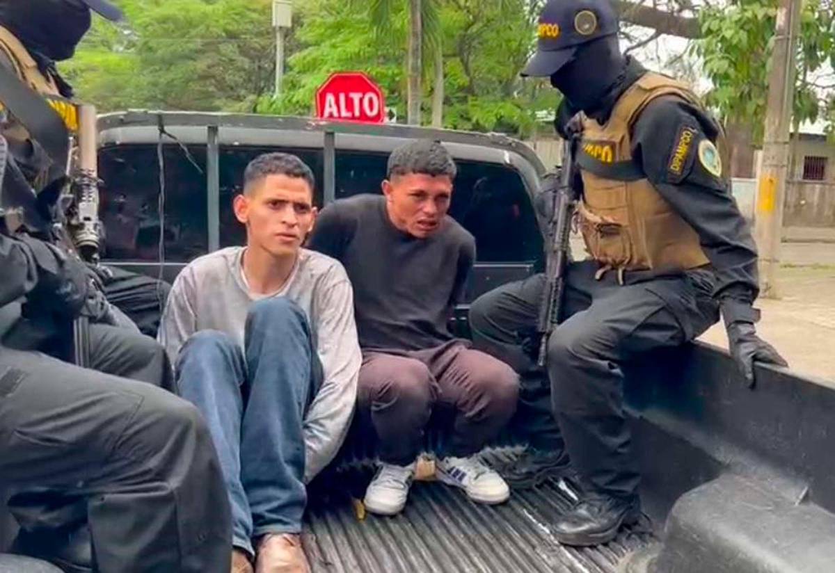 Capturan a supuestos gatilleros de la MS-13