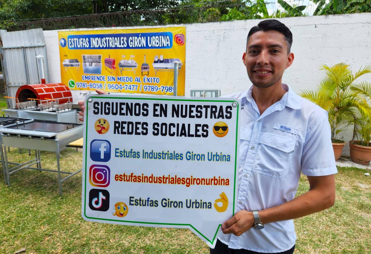 Las redes sociales de “Estufas Industriales Girón Urbina”.