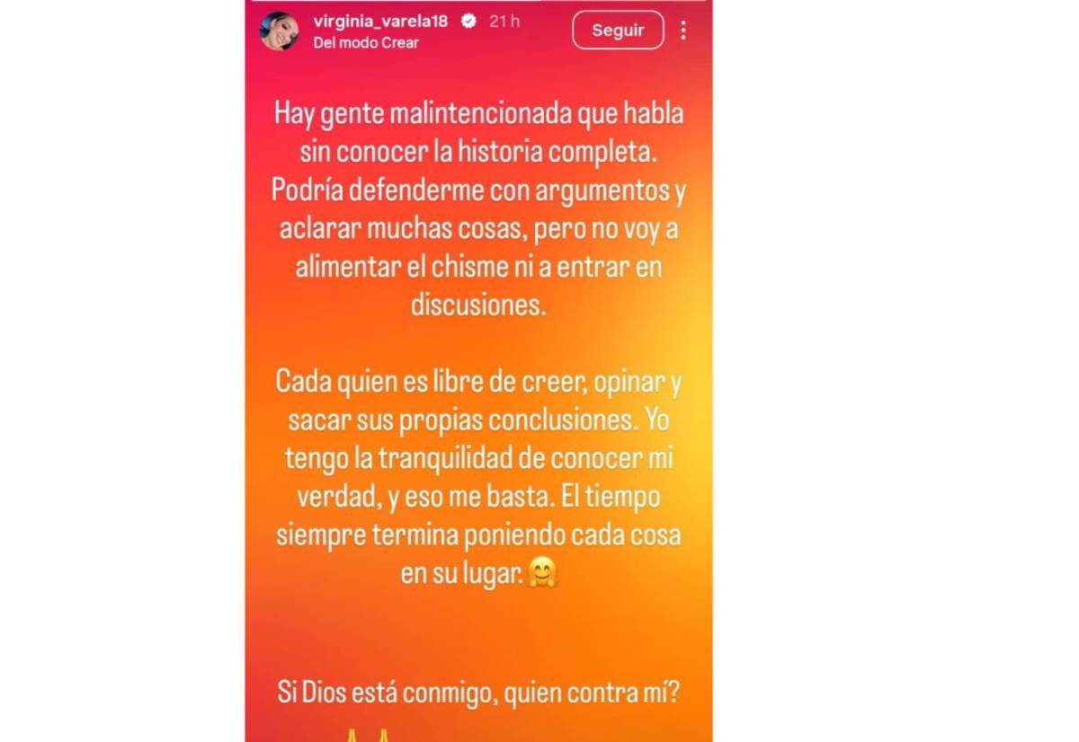 Virginia Varela rompe el silencio y se desahoga tras lo ocurrido con Emilio Izaguirre