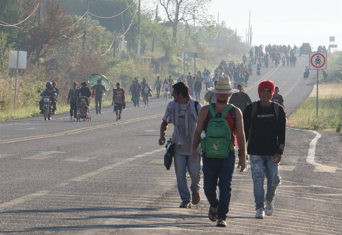 Miles de migrantes partirán de Tapachula para unirse a la gigantesca caravana