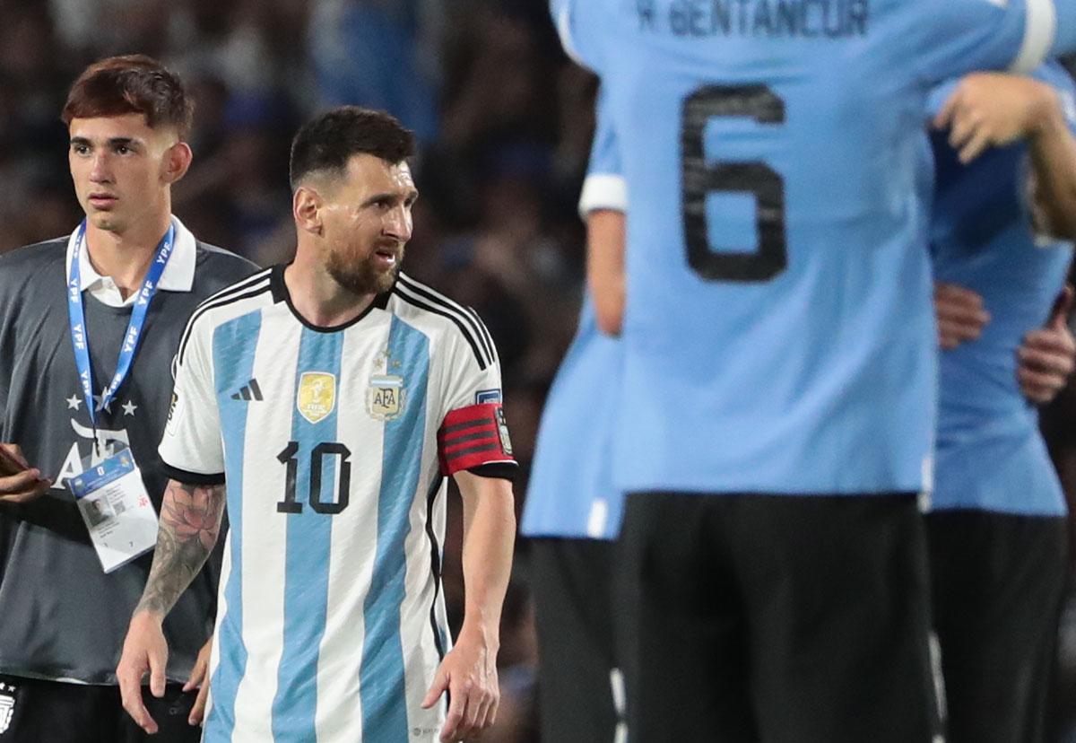 Messi explota y exige respeto tras el Argentina- Uruguay