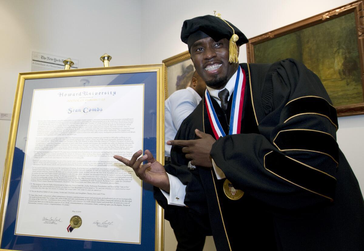 Universidad Howard le quita el título honorífico a Sean Diddy