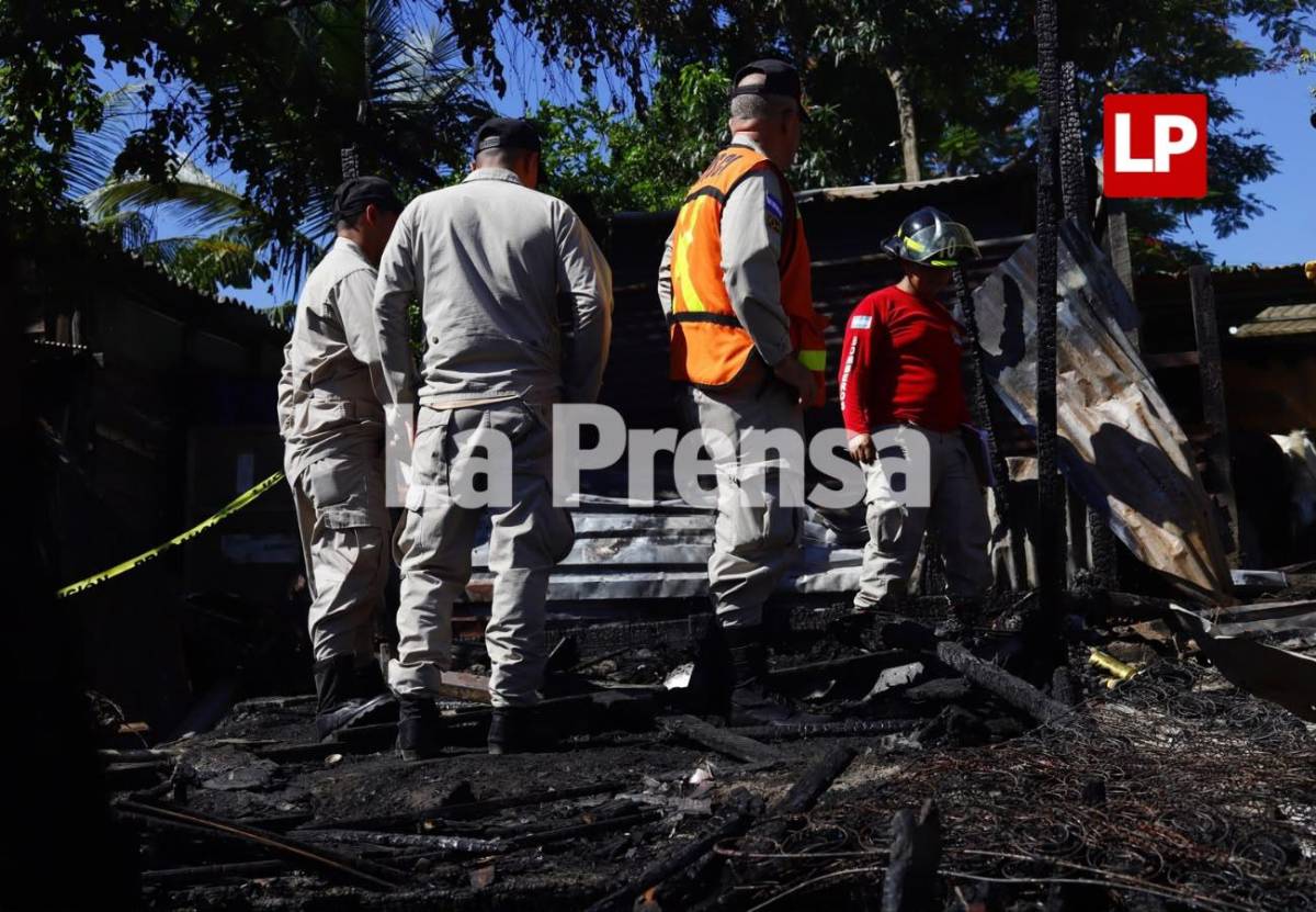 Así se habría originado el incendio en el que murieron cinco hermanos y una bebé en San Pedro Sula