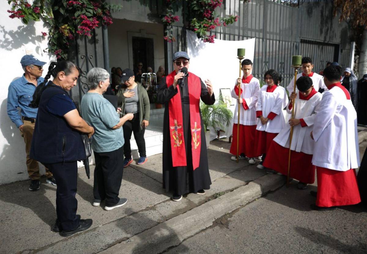 Viernes Santo en Comayagüela: drama y devoción marcan el Viacrucis