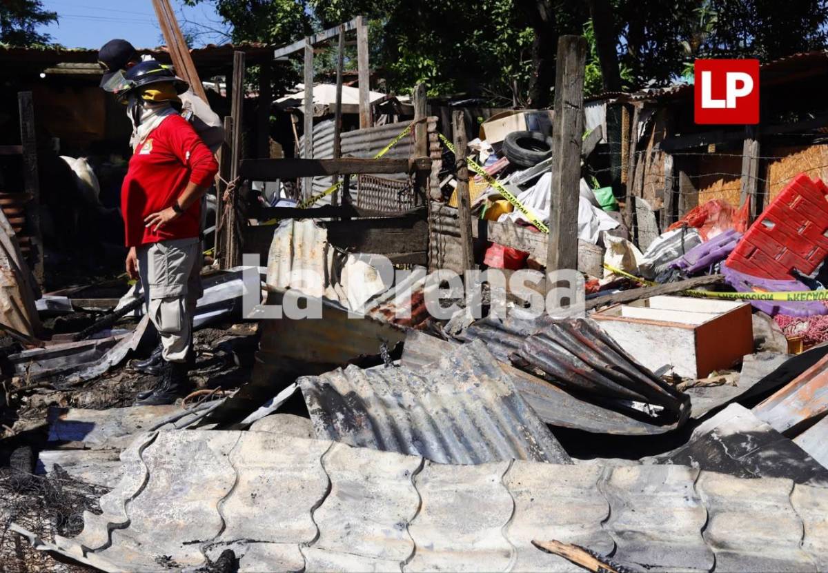 Así se habría originado el incendio en el que murieron cinco hermanos y una bebé en San Pedro Sula