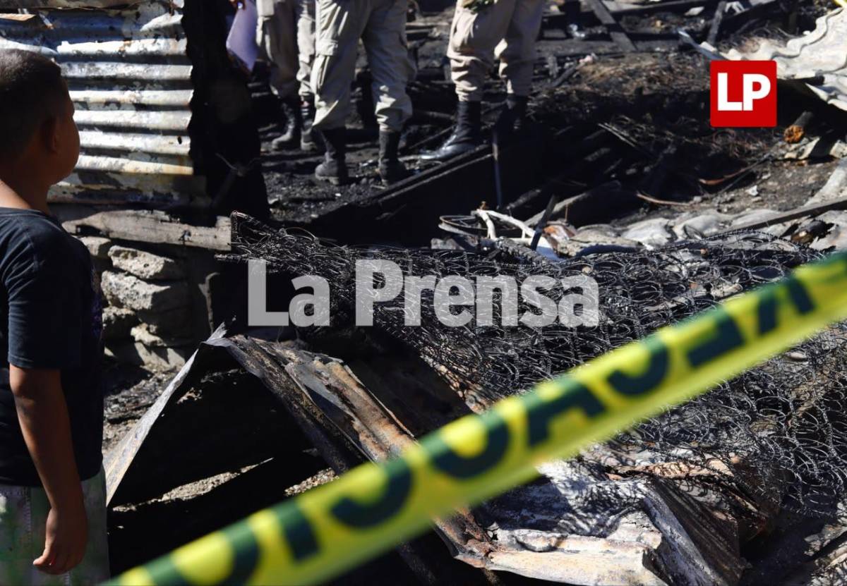 Así se habría originado el incendio en el que murieron cinco hermanos y una bebé en San Pedro Sula