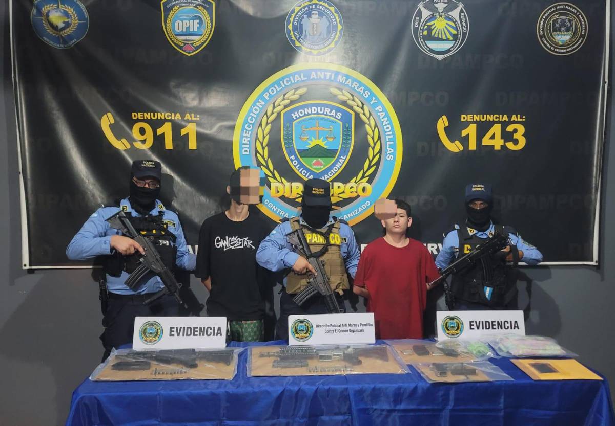 Revelan quiénes son los detenidos tras persecución en SPS; uno disparó contra policías