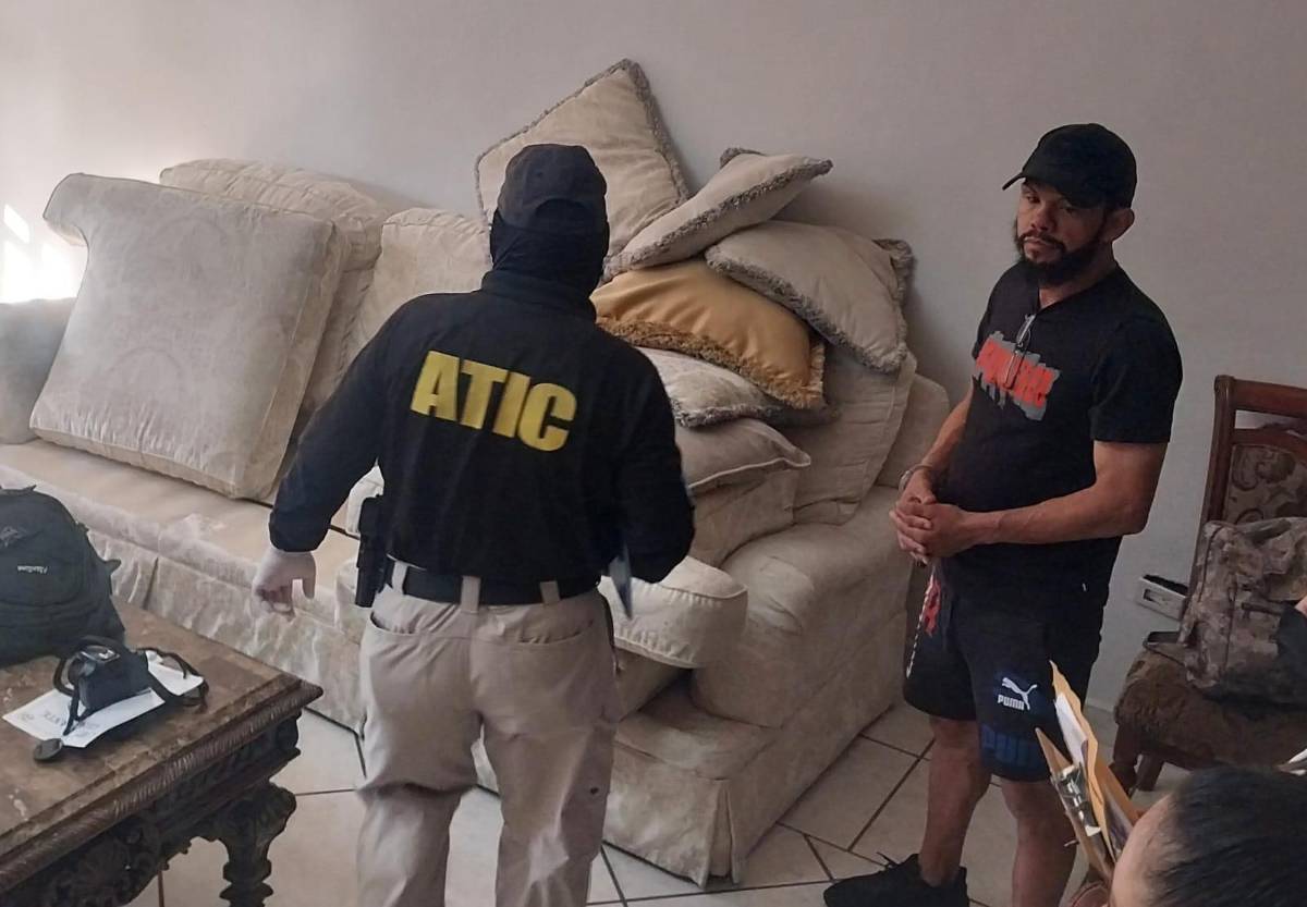 Capturan a presunto capo en residencial de San Pedro Sula