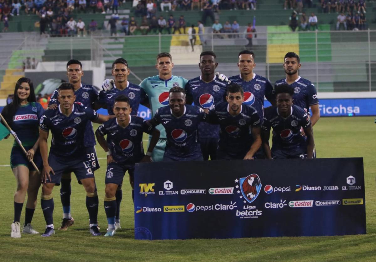 El 11 titular del Motagua que mandó a la cancha Ninrod Medina ante Marathón.