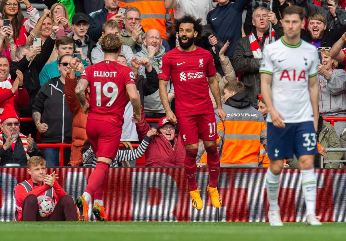 Liverpool estaba venciendo 3-0 al Tottenham en apenas 15 minutos del primer tiempo.