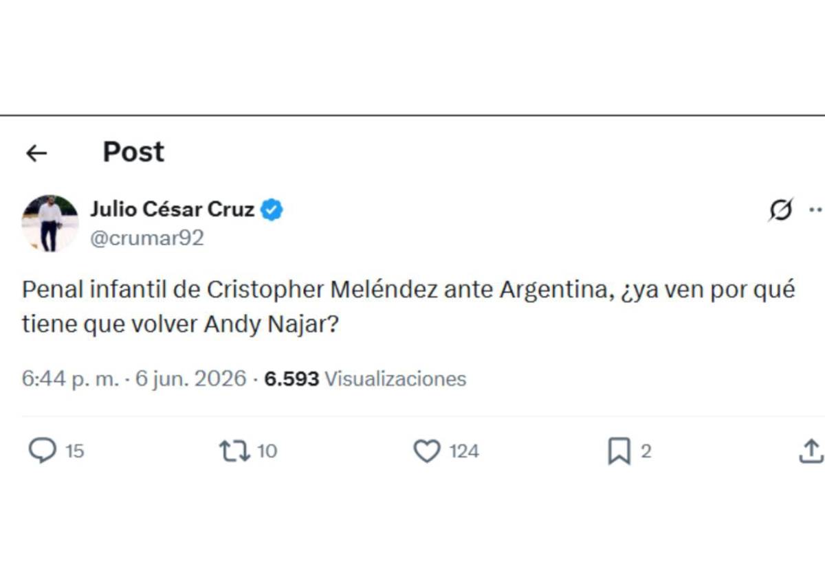 Futbolista de Liga Nacional señala al Búho Meléndez tras el Argentina - Honduras