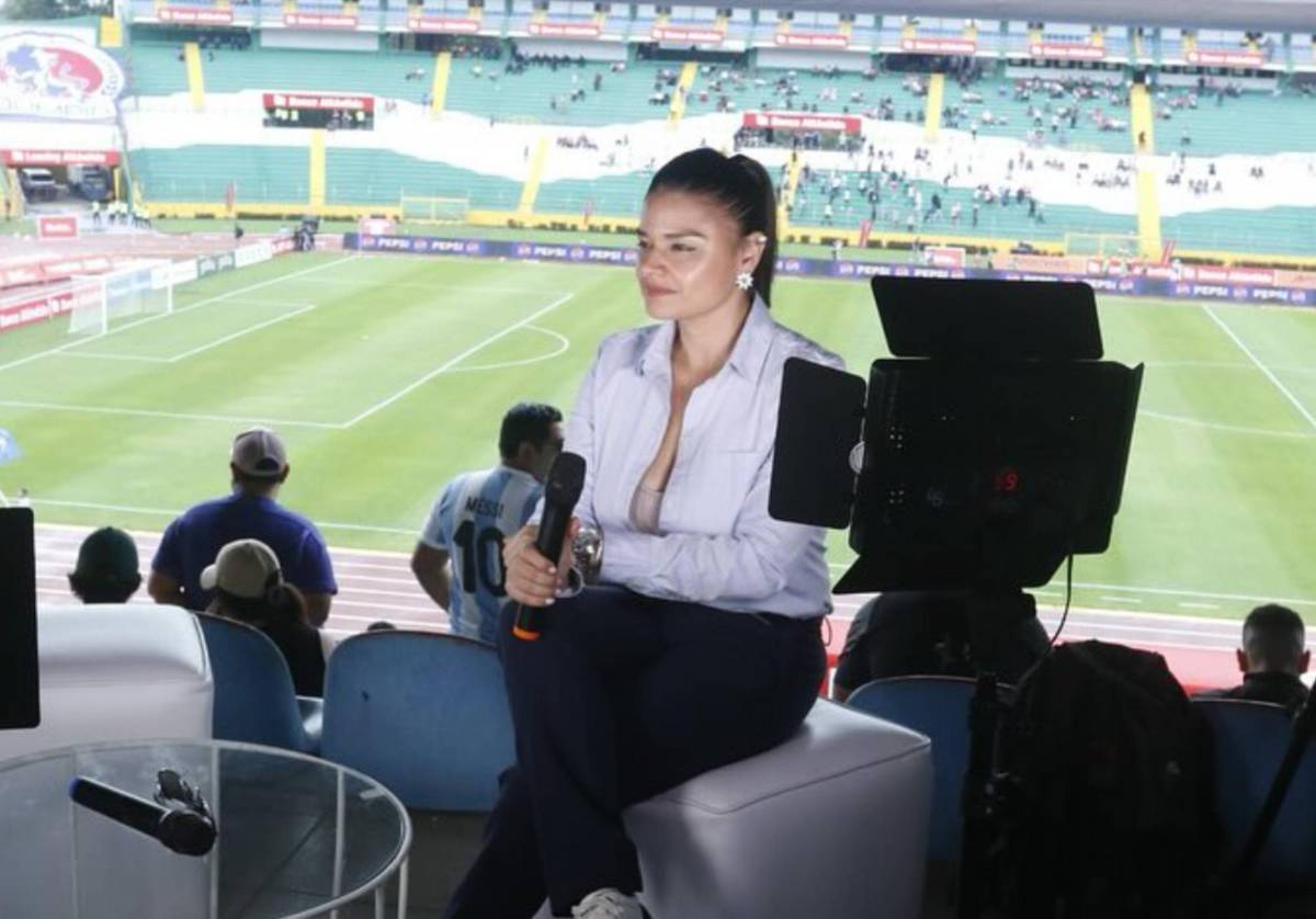 Messi provocó llanto de periodista hondureña y ella hace una confesión