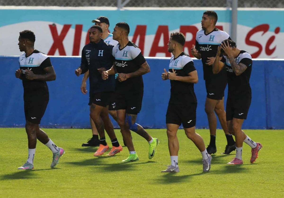 Honduras entrenó previo al juego vs Haití, 'alemanes' y mejoras al Nacional
