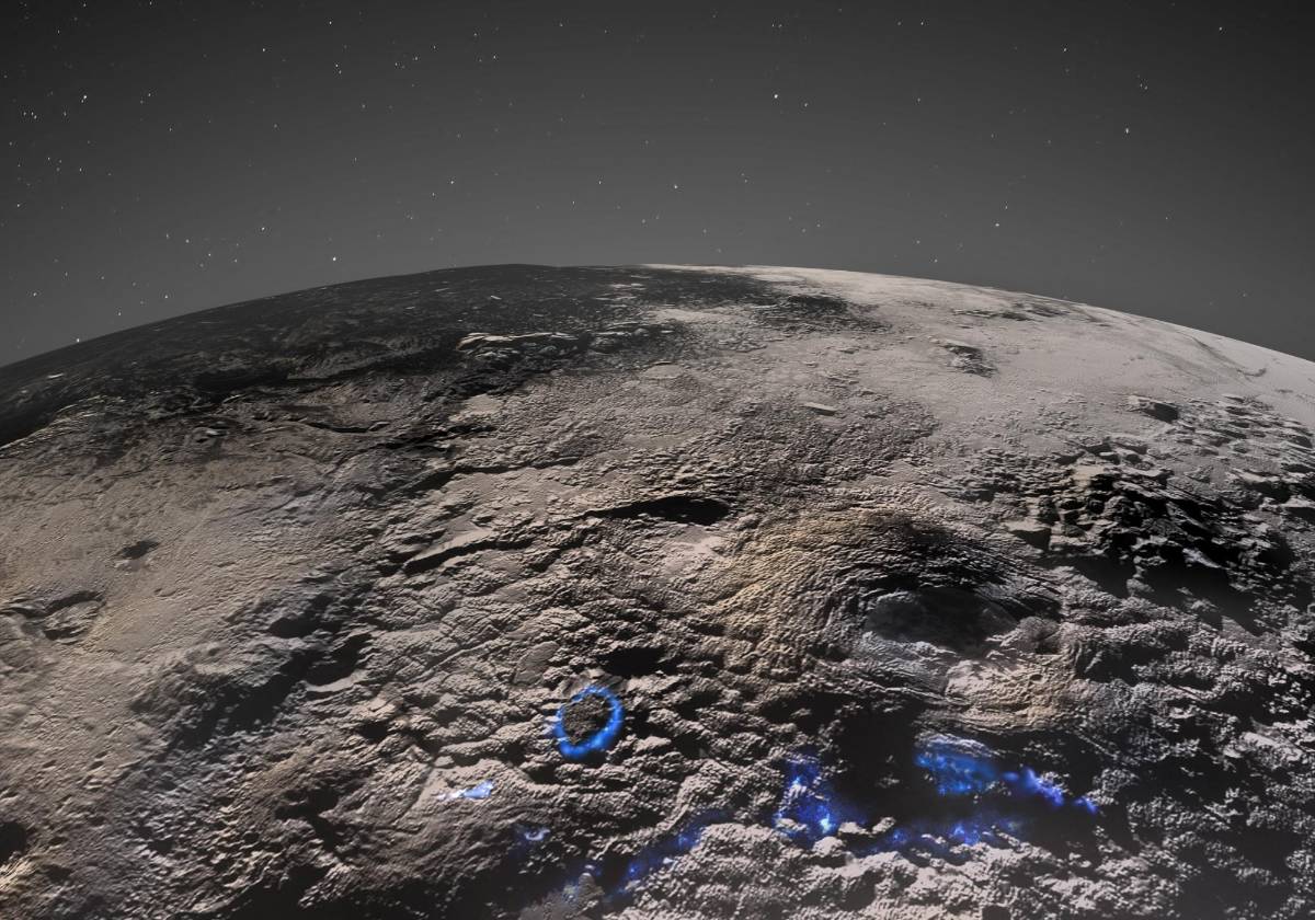 La NASA descubre impresionantes volcanes de hielo en Plutón