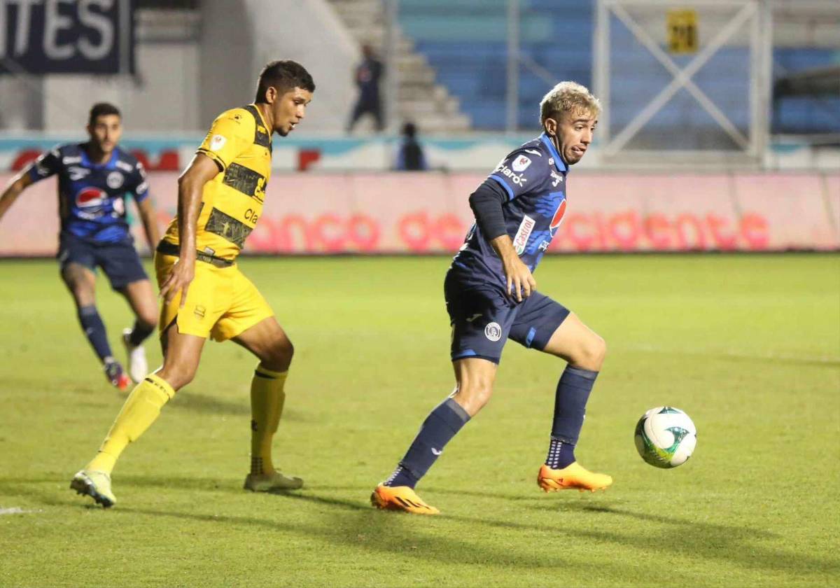 Auzmendi fue el encargado de abrir el marcador para Motagua ante Real España.