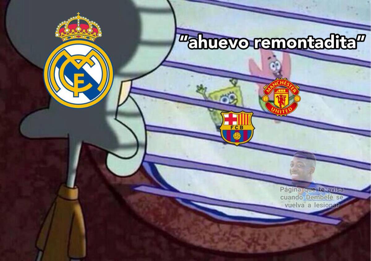 Memes humillan al Real Madrid tras perder la final de Copa ante Barcelona
