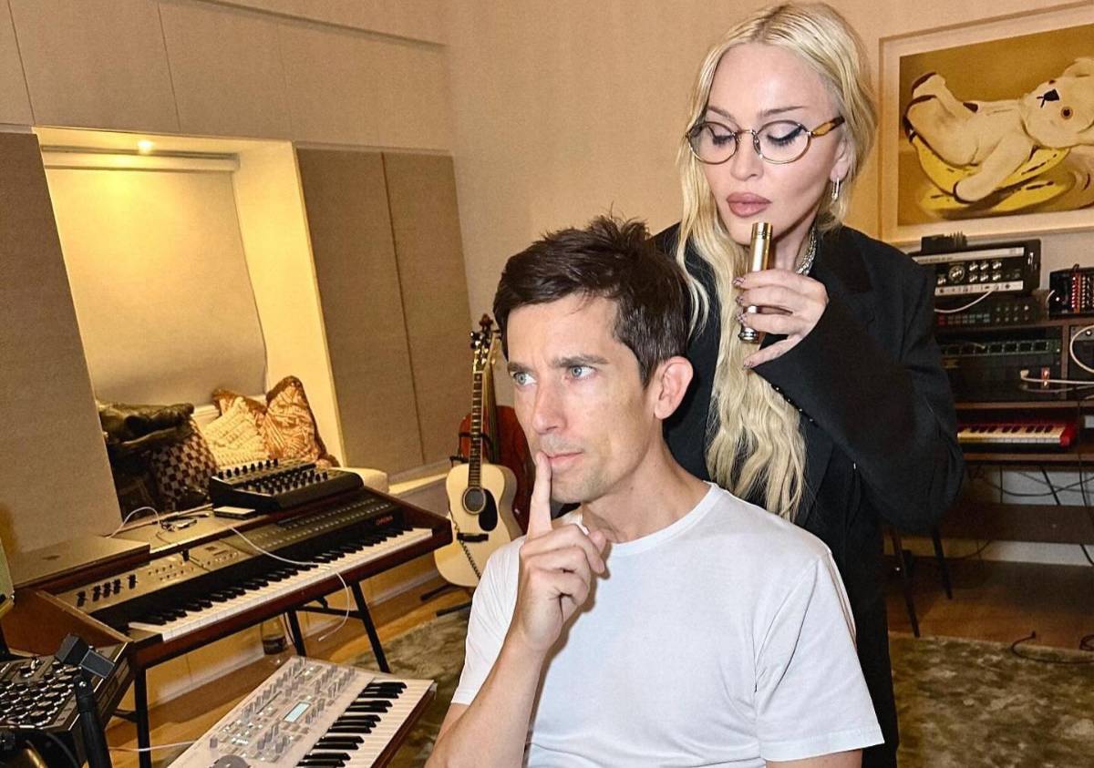 Madonna vuelve al estudio de grabación junto a Stuart Price, en Londres