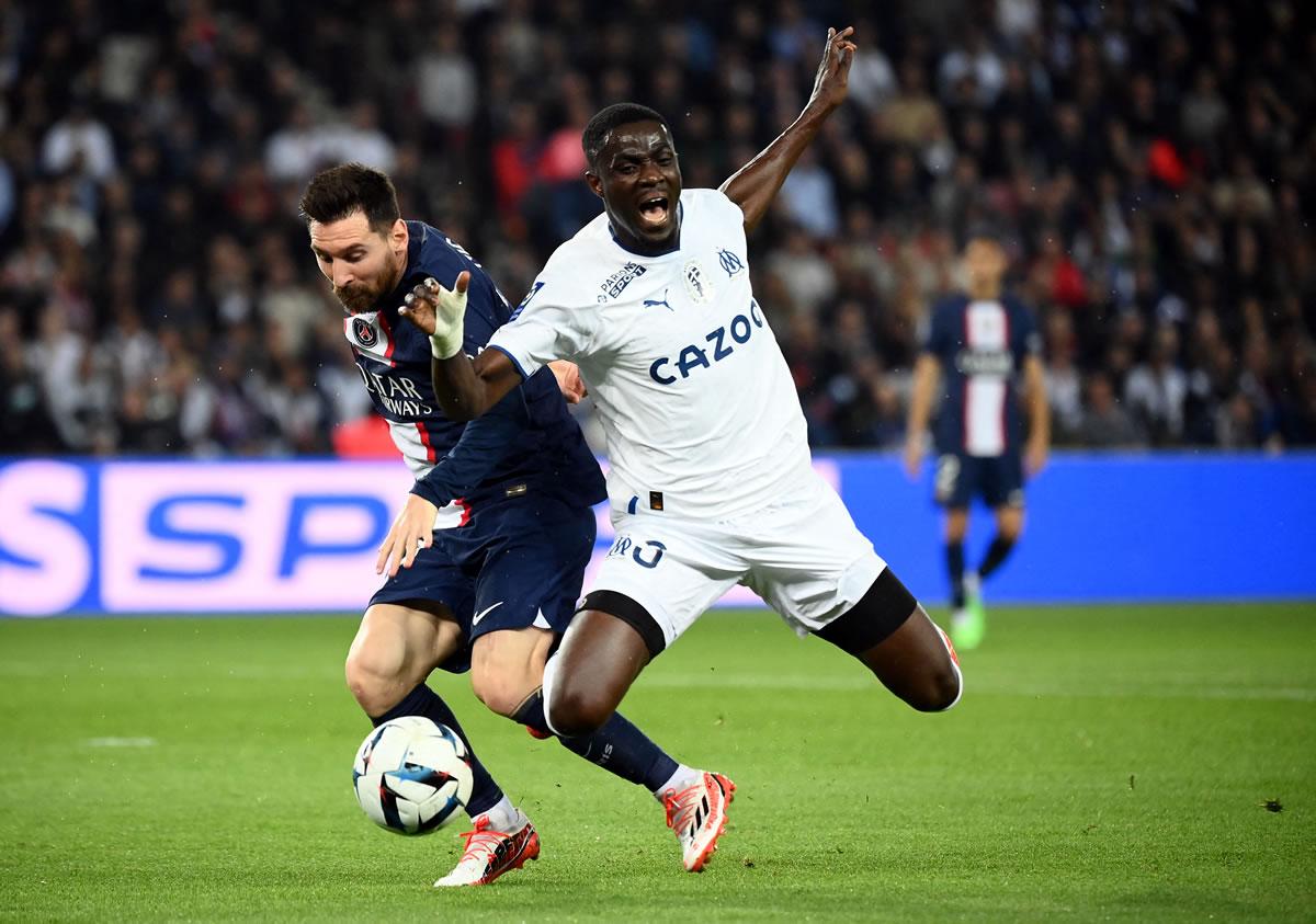 Messi reapareció tras superar una lesión y fue titular contra el Marsella.