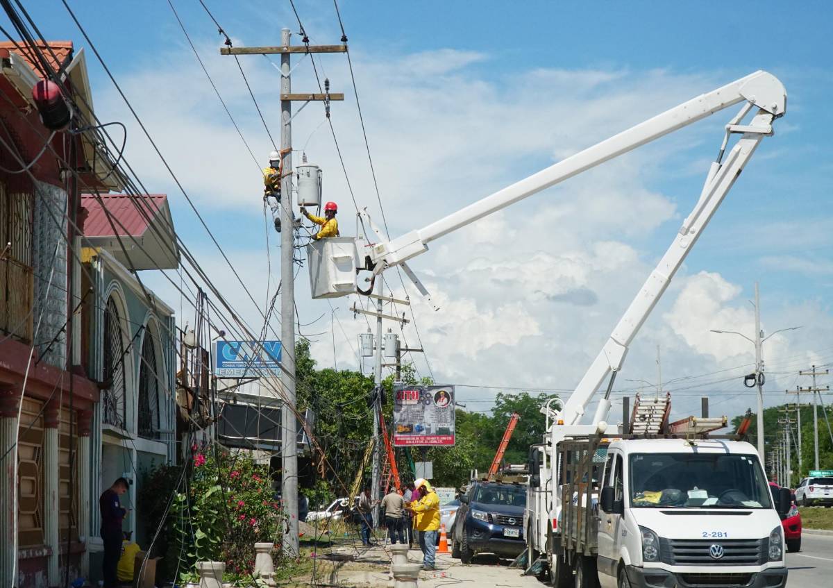 Más de 100 barrios y colonias no tendrán energía en San Pedro Sula