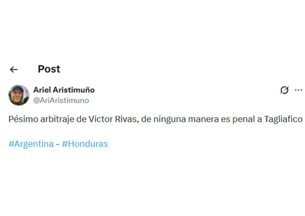 Argentina - Honduras: Indignación, señalan a jugador de la H y curioso blooper