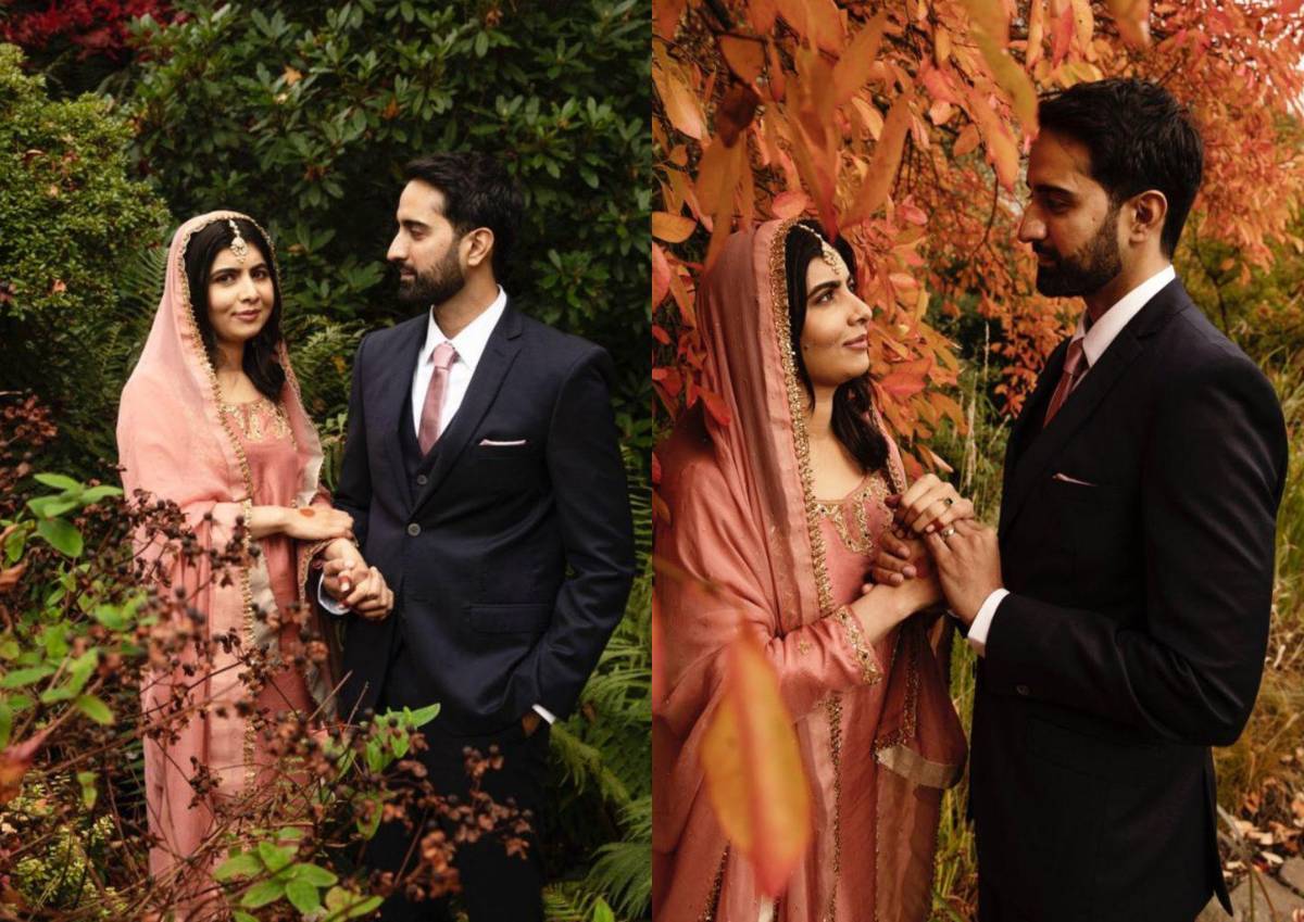 Malala Yousafzai, premio Nobel de la Paz, se casa en Reino Unido