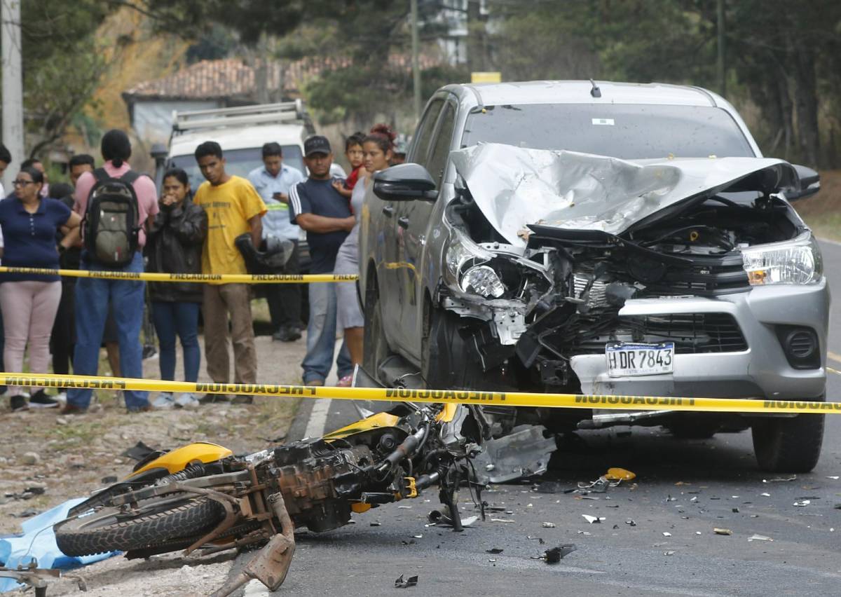 El 39% de las muertes por accidentes en Honduras son de motociclistas