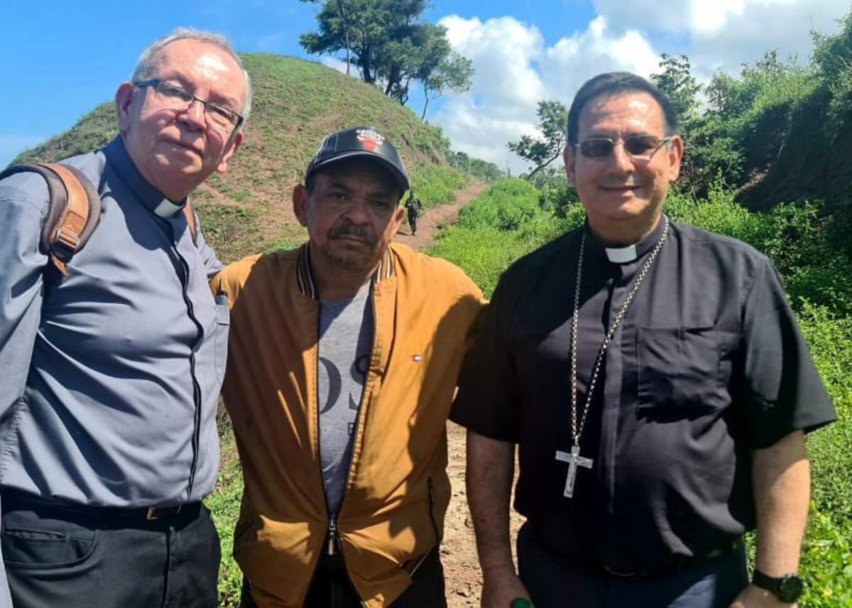 La primera imagen de la liberación de Luis Manuel Díaz.