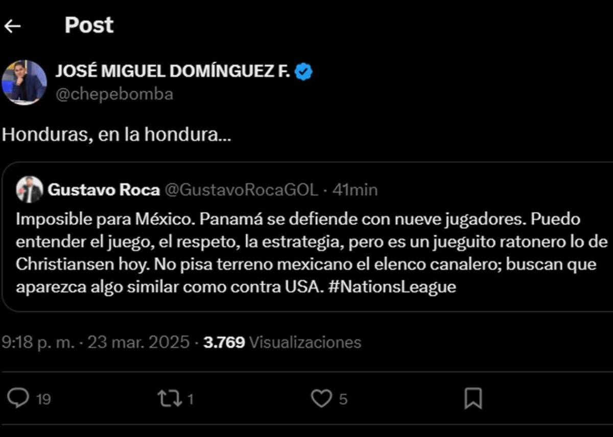 Panamá sufre vs México: ChepeBomba se burla de Honduras y Faitelson reacciona