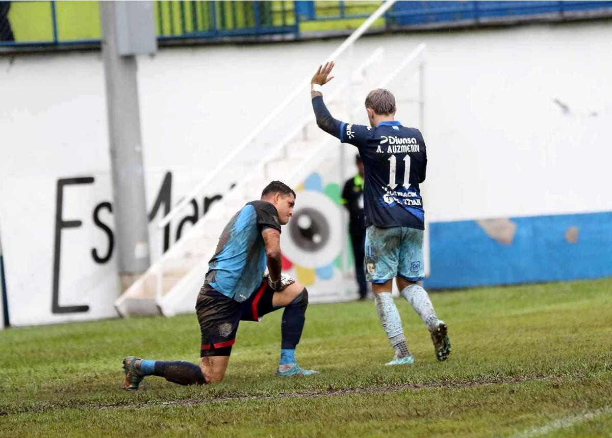 Agustín Auzmendi decidió no celebrar su gol en señal de respeto para el Olancho FC, su ex equipo.
