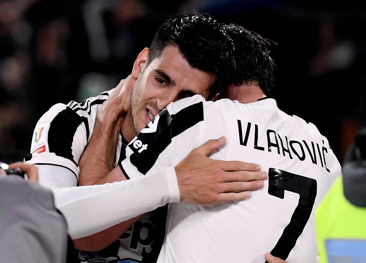 Álvaro Morata y Dusan Vlahovic marcaron un gol cada uno para darle vuelta al partido.