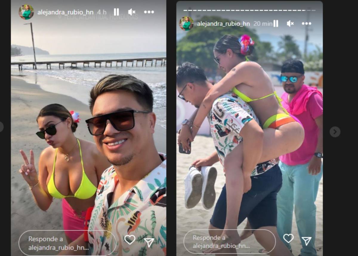 Alejandra Rubio y su bikinazo de infarto en las playas de Tela