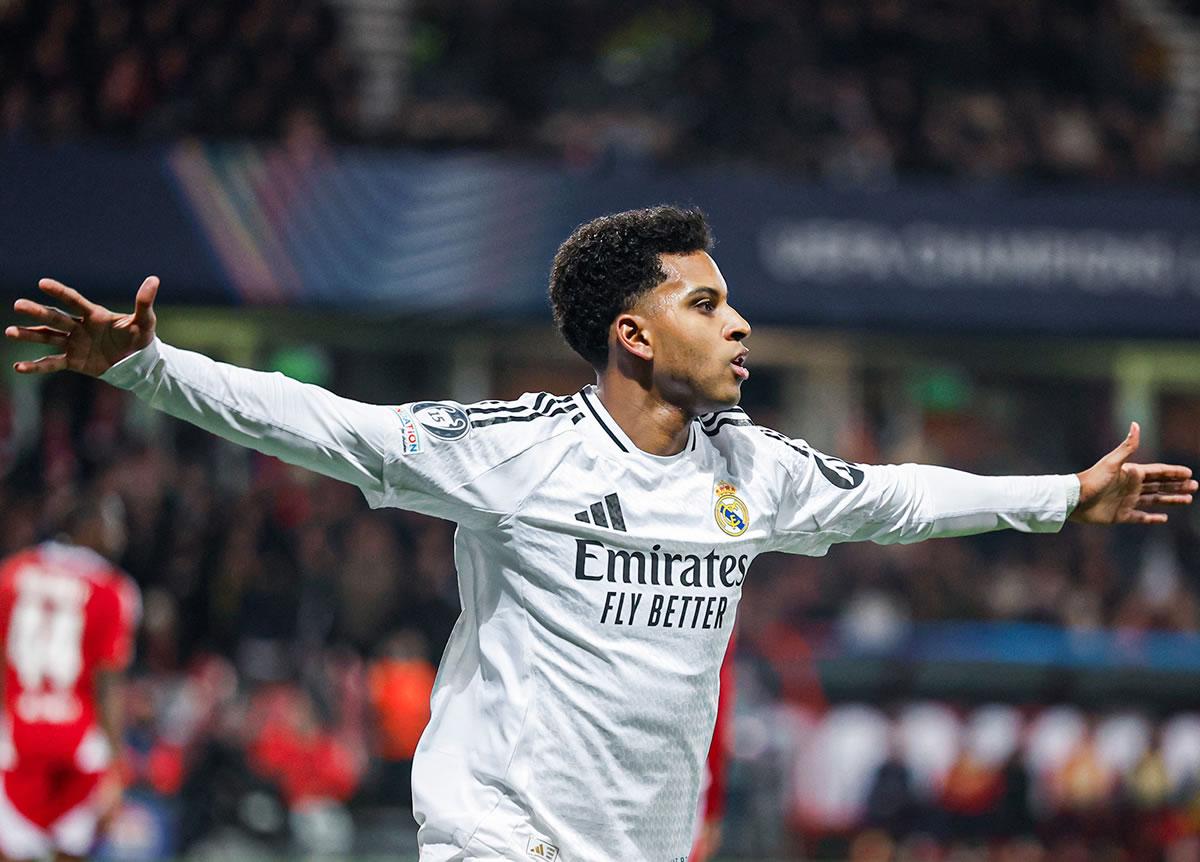 Rodrygo se lució y jugó un partidazo con dos goles para el triunfo del Real Madrid.