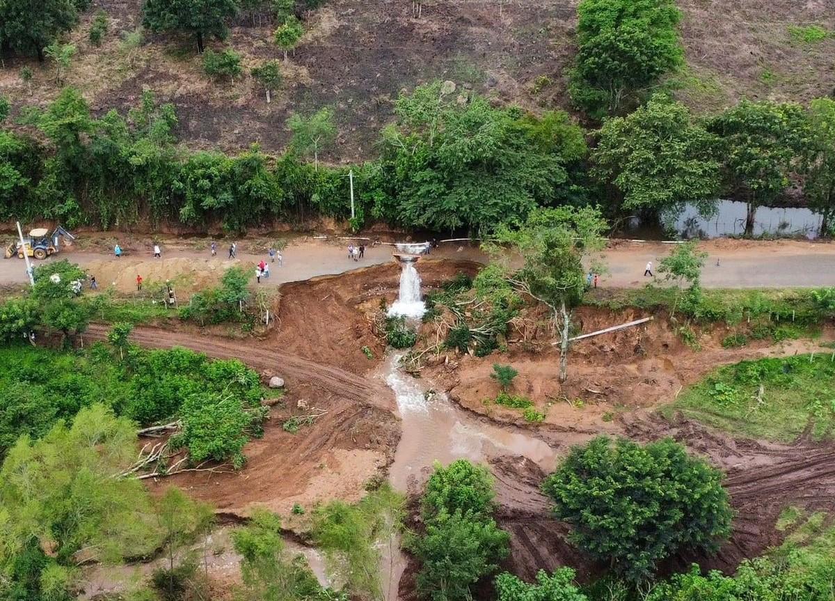 Derrumbes por saturación de suelos, la nueva amenaza tras el paso de Sara