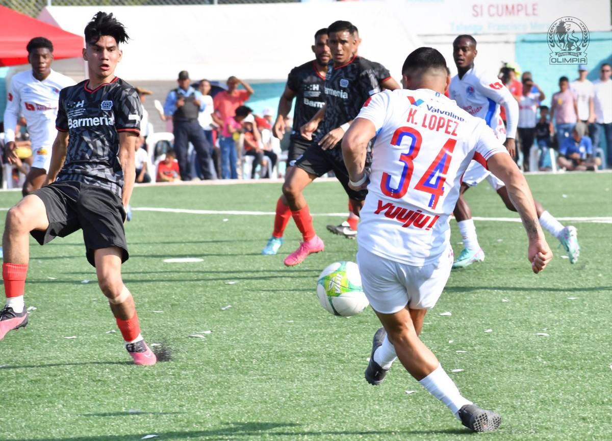 Kevin López fue el anotador del primer de Olimpia en pretemporada de cara al torneo Clausura 2024.