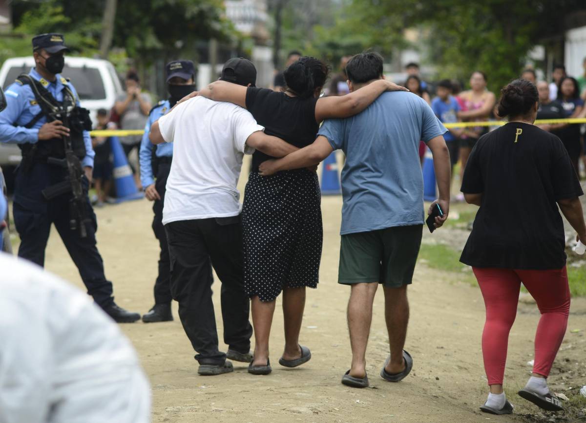 Parientes de la niña entraron en shock al enterarse de su muerte.
