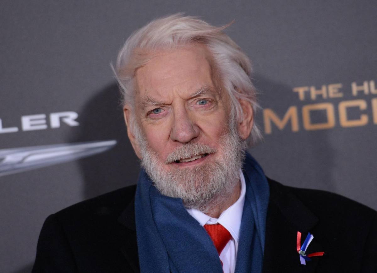 Donald Sutherland, actor de ‘The Hunger Games’, fallece a los 88 años